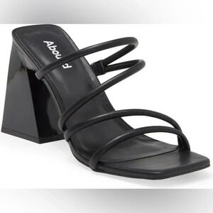 Abound Austyn Strappy Sandal ink black Size: 6.5